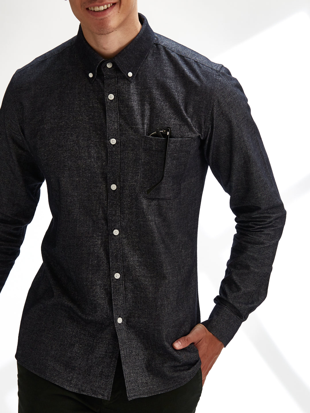 100% Softness in Brushed Black