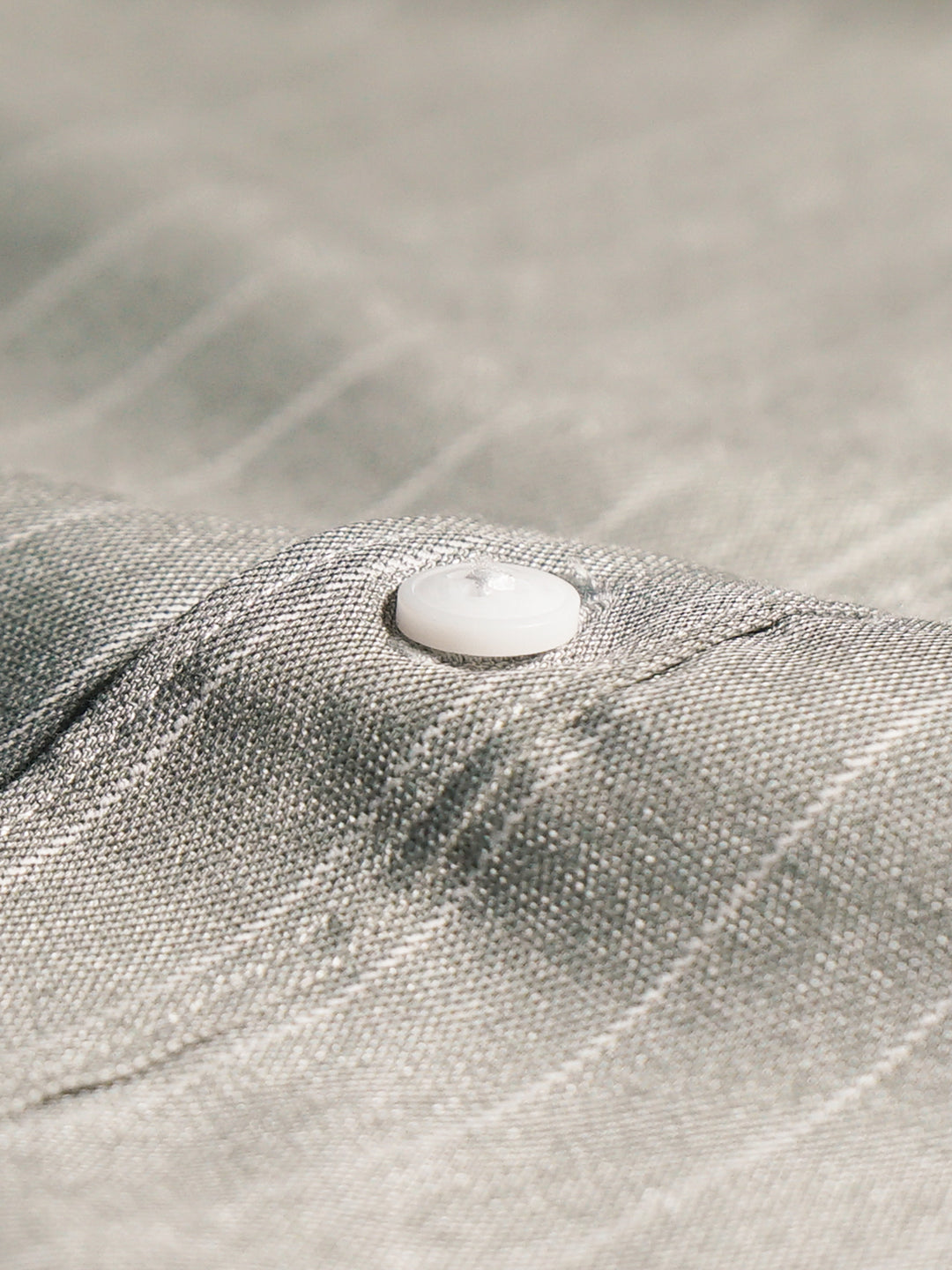 Cotton the First Slim Fit shirt. Shop local San Francisco style. Stretch beige stripe, light performance fabric..
