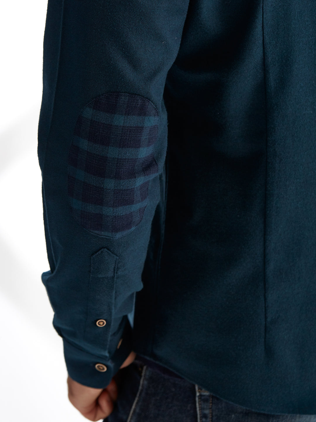 Flanneltastic in Green with Plaid Pop