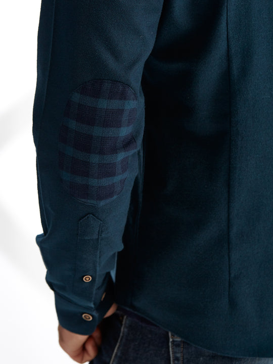 Flanneltastic in Green with Plaid Pop