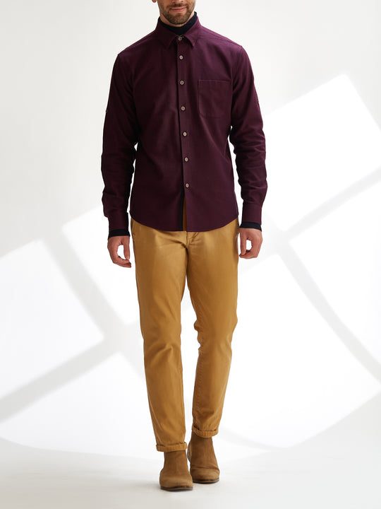 Flanneltastic in Burgundy