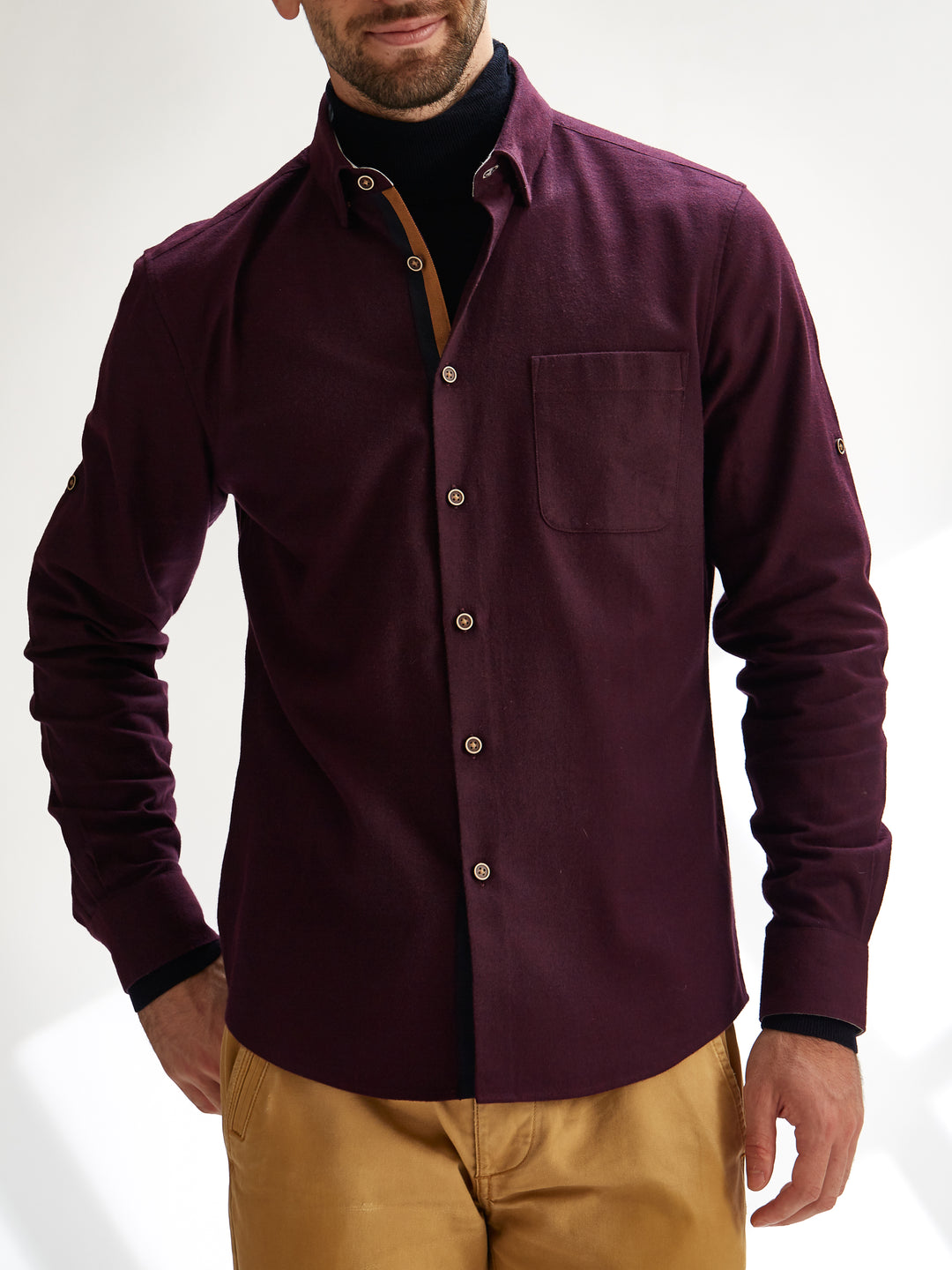 Flanneltastic in Burgundy