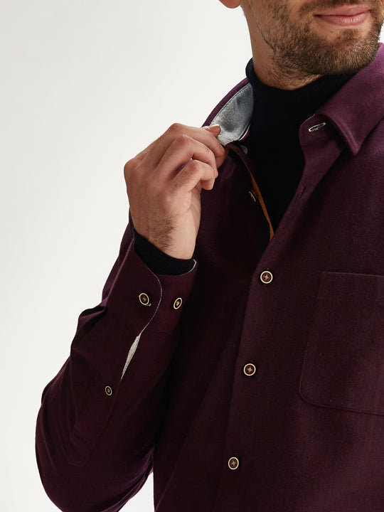 Flanneltastic in Burgundy